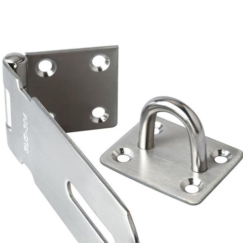 304 Stainless Steel 90-Degree Hasp Latch