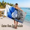 FC Porto Design Beach Towel Custom Text Large Towel for Beach Vacation