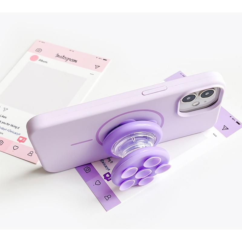 Double Sided Suction Cup Airbag Phone Bracket Lazy Multi Functional Desktop Car Bathroom Gym Stand