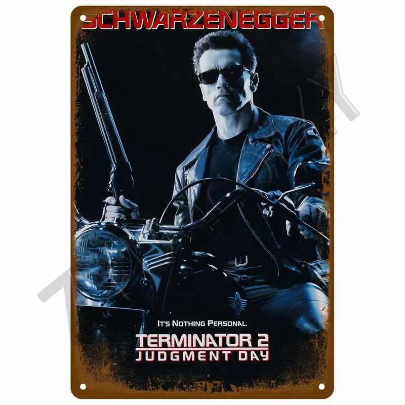 Metal Vintage Poster Tin Sign Decoration Retro Movie Metal Sign Plaque For Man Cave Bar Painting Cinema Wall Art Home Decor Film