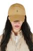 Logo Over Fit Chino Ball Cap Beige [VARZAR]
