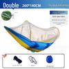 Quick Open Portable Outdoor Hammock with Mosquito Net - Anti-Rollover Design for Adults and Children, Thickened for Camping