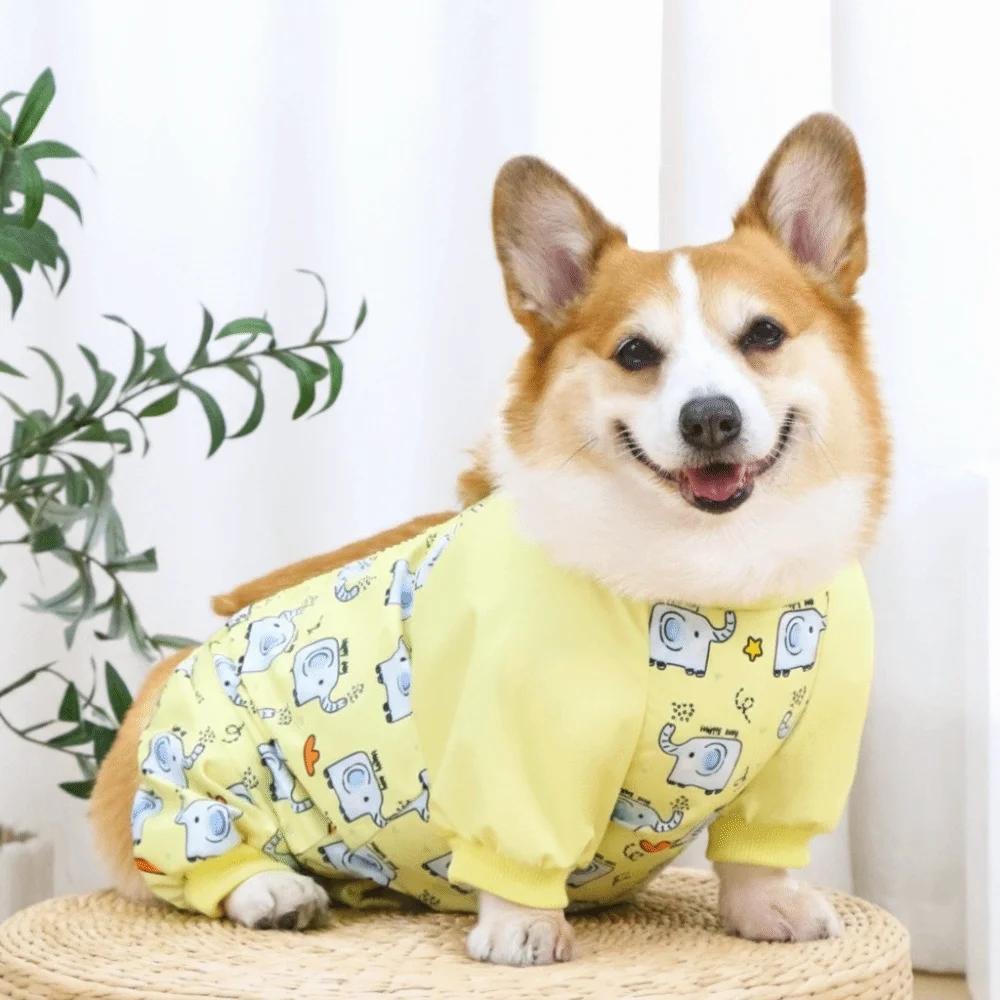Wasserdichte staubdichte Hundekleidung, hochelastischer atmungsaktiver Hundespielanzug, verstellbare rutschfeste Beindeckungen mit voller Abdeckung