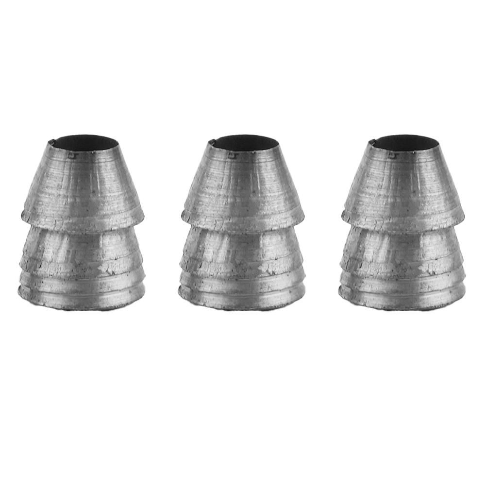 3pcs Handle Wedge 8mm Axes Head Fixed Handle Metal