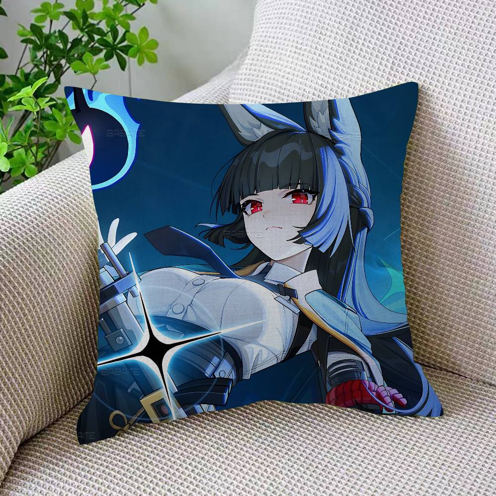 Zenless Zone Zero Hoshimi Miyabi Pillow Gift Home Office Decoration Pillow Bedroom Sofa Car Cushion CoverPillow Case