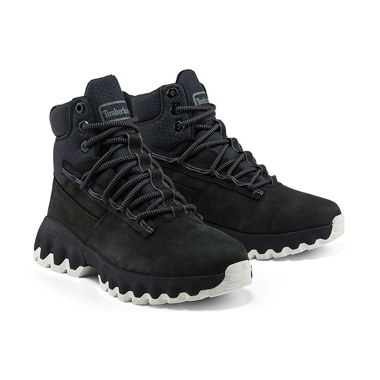 Timberland Outdoor Shock Absorbing Durable High-Top Functional Shoes Women Shoes Black A2K2YW