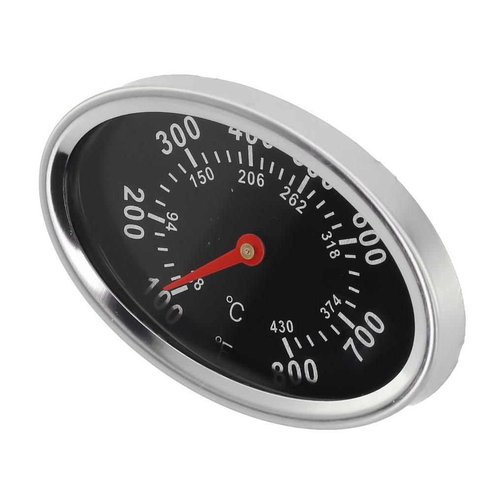 Stylish Stainless Steel Grill Thermometer Optimize Your Grilling Experience with Accurate Temperature Readings