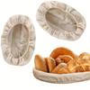 1Pc Excellent Bread Proofing Basket Cover 25x8cm Practical Multipurpose Cotton Flax Bread Making Basket Cover Good Texture