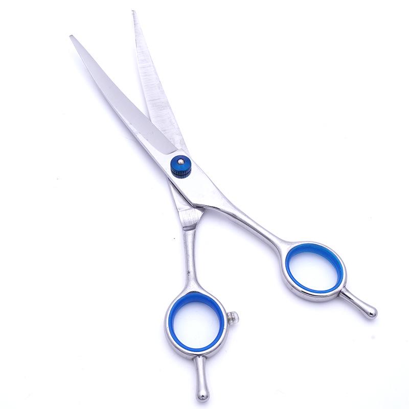Professional Dog Grooming Scissors Set - Curved and Thinning Shears