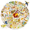 10 30 50Pcs Cartoons Travel Maps Stickers Kids Classic Toy Skateboard Creative Accounts Laptop Luggage Decal Graffiti Sticker