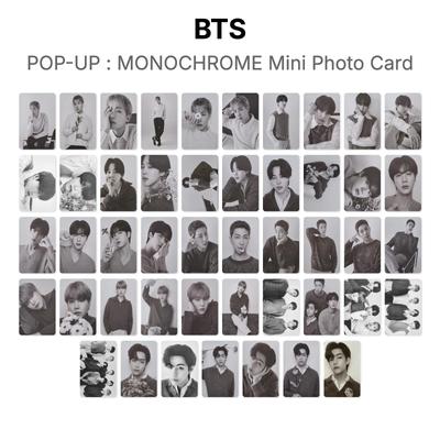 BTS POP-UP : MONOCHROME Mini Photo Card Official Photocard