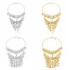 Ethnic Style Belly Dance Face Veil Coin Bell Masquerade Mask Luxury Dance Mask  Girl