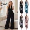 Women Two-piece Women's Summer 2 Piece Business Work Outfits Sleeveless Button Slim Fit Suit Down Vest And Wide Leg Pants Matching Set Clothing