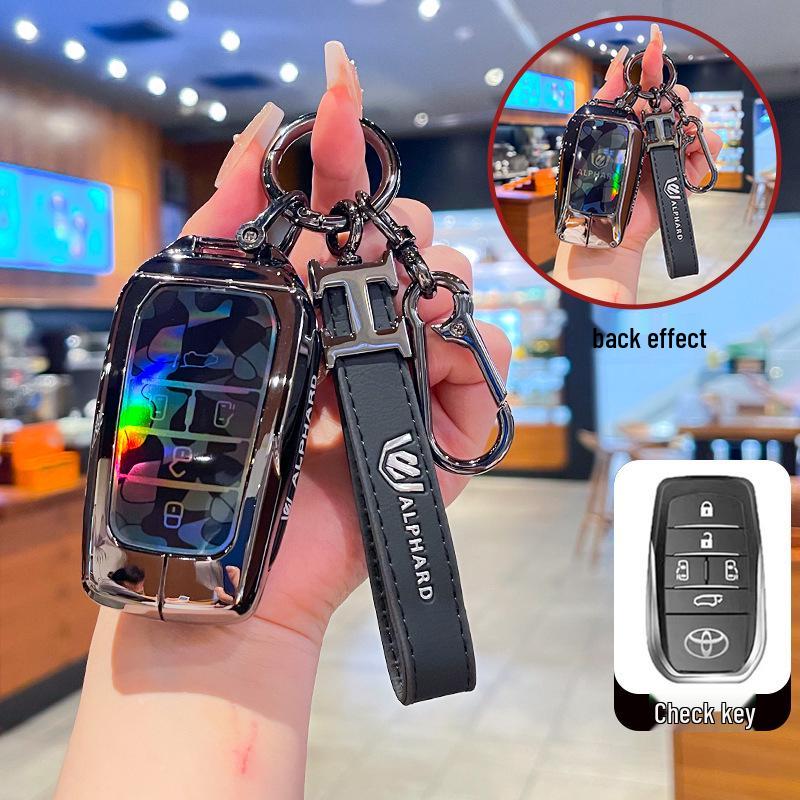 Toyota Sienna Key Case: Compatible with 24 Models, Granvia, Alphard, Vellfire Metal Shell Buckle