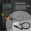 2.5mm Walkie Talkie Earphone Headphone Portable Ergonomic Lapel Clip Earpiece Replacement for HYT TC310/TC320/TC1688