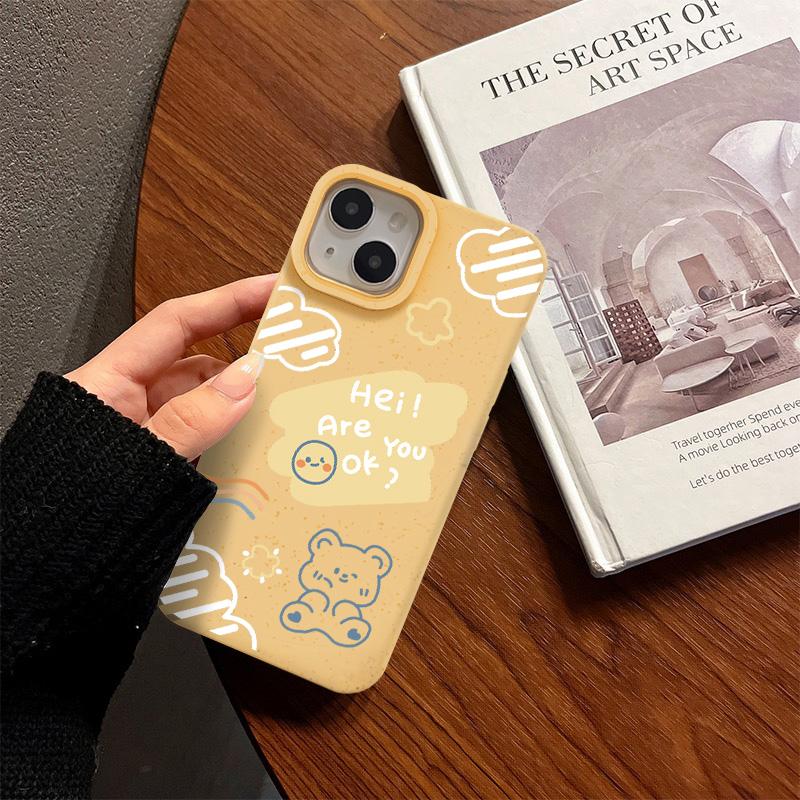 Mobile Phone Cases for iPhone 11 13 XR 15 Pro Max 12 14 Pro Max Case iPhone 16 7 Plus 8 Plus XS Max Degradable and Environmentally Friendly