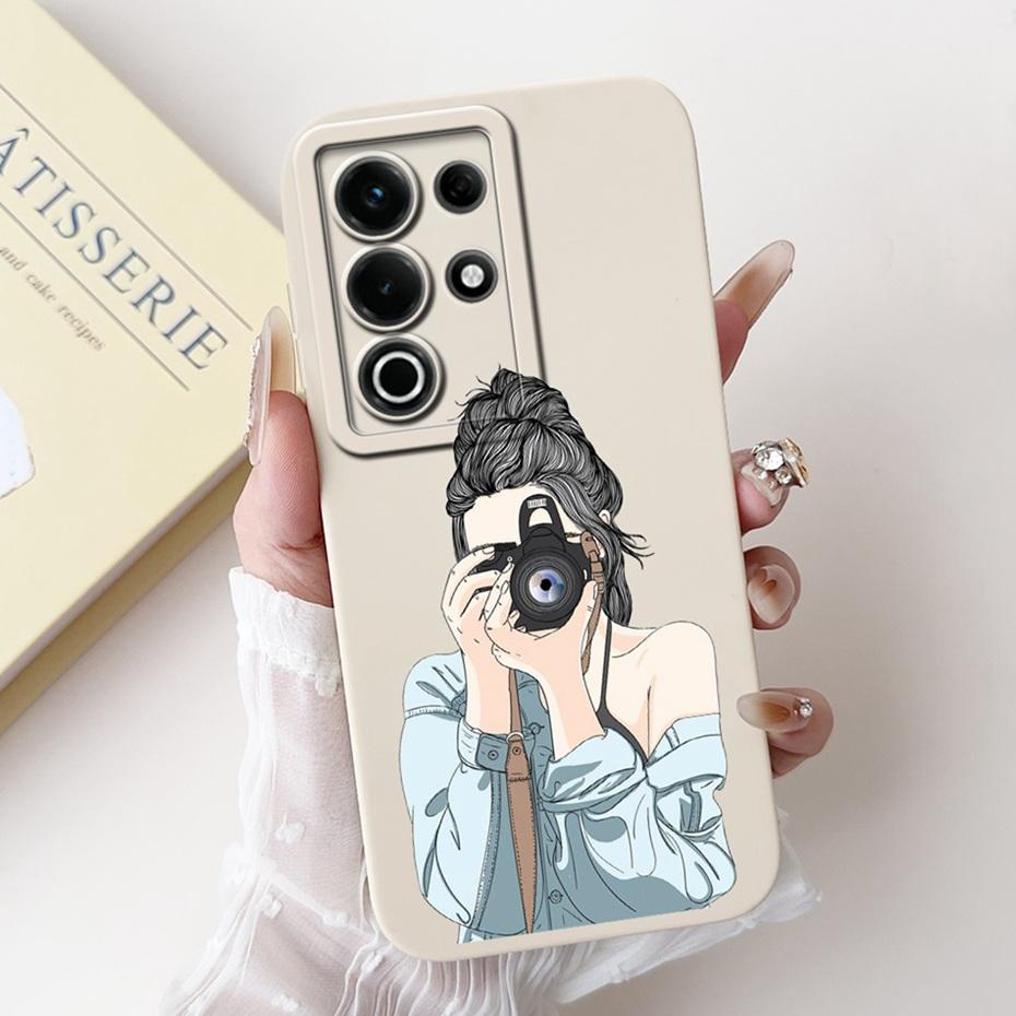 For Itel S25 Ultra S 25 S685LN S686LN Lens Protective Phone Case For ItelS25 S25Ultra Cute Printed Soft Silicone Jelly Cases