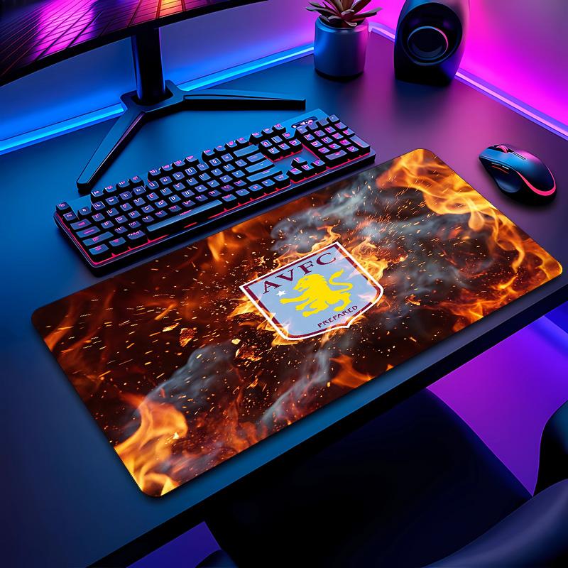 Tappetino per Mouse Stampa Calcio Aston Villa Non?Tappetino Antiscivolo in Gomma per Scrivania Impermeabile Mousepad da Gioco per Laptop Ufficio Desktop