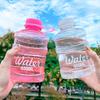 650ml Kbelík Láhev na vodu Venkovní Plastová láhev na vodu Mini Přenosné Sportovní lahve Šejkr Tour Ovocná láhev na pití s lanem
