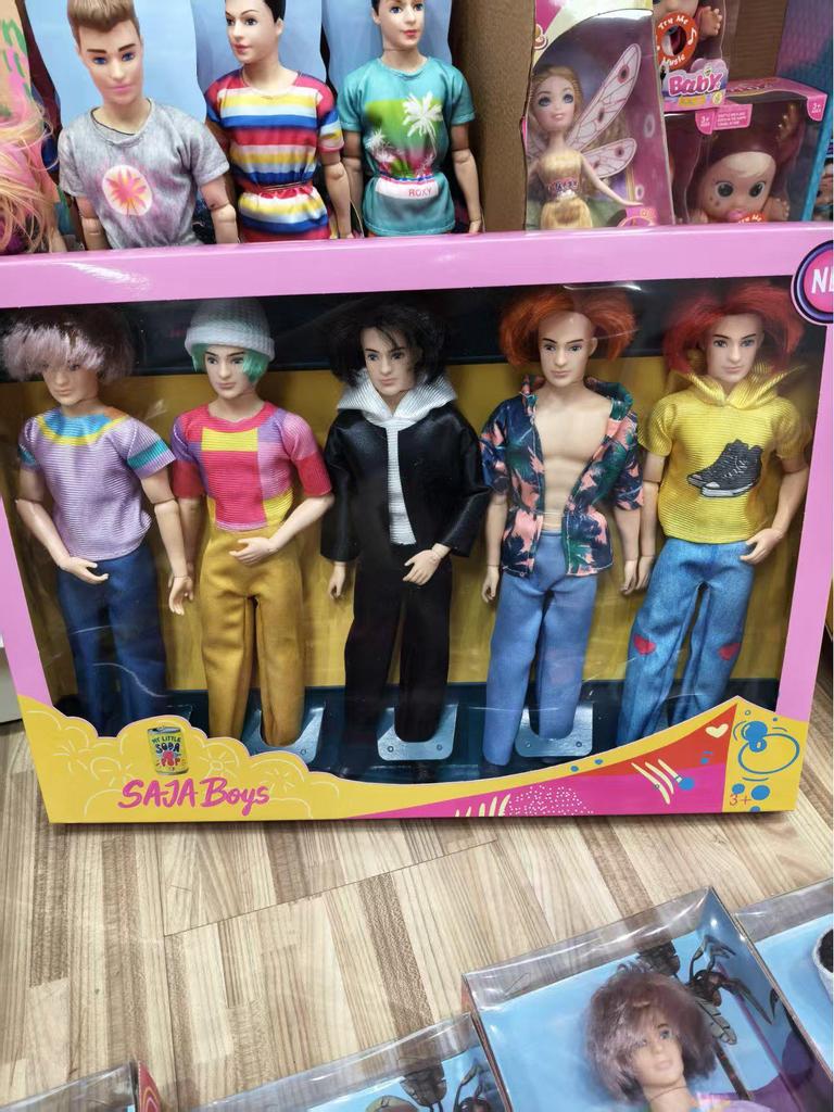 KPOP Demon Hunter Girl & Boy Group Animated Dolls with Theme Song & Colorful Lights