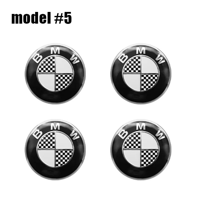 4Pc 56mm 60mm 65mm Car Styling Wheel Center Hub Caps Stickers Badge For BMW M E90 E91 E92 E93 E60 E61 F10 F07 Emblem Accessories
