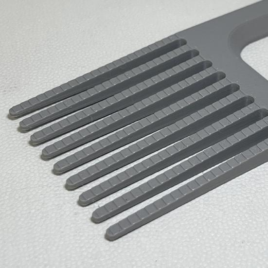 Kammreiniger mit breitem Zahndesign Haarkamm Entwirrer Reiniger Luftkissen Kammreiniger mit Aufhängeloch