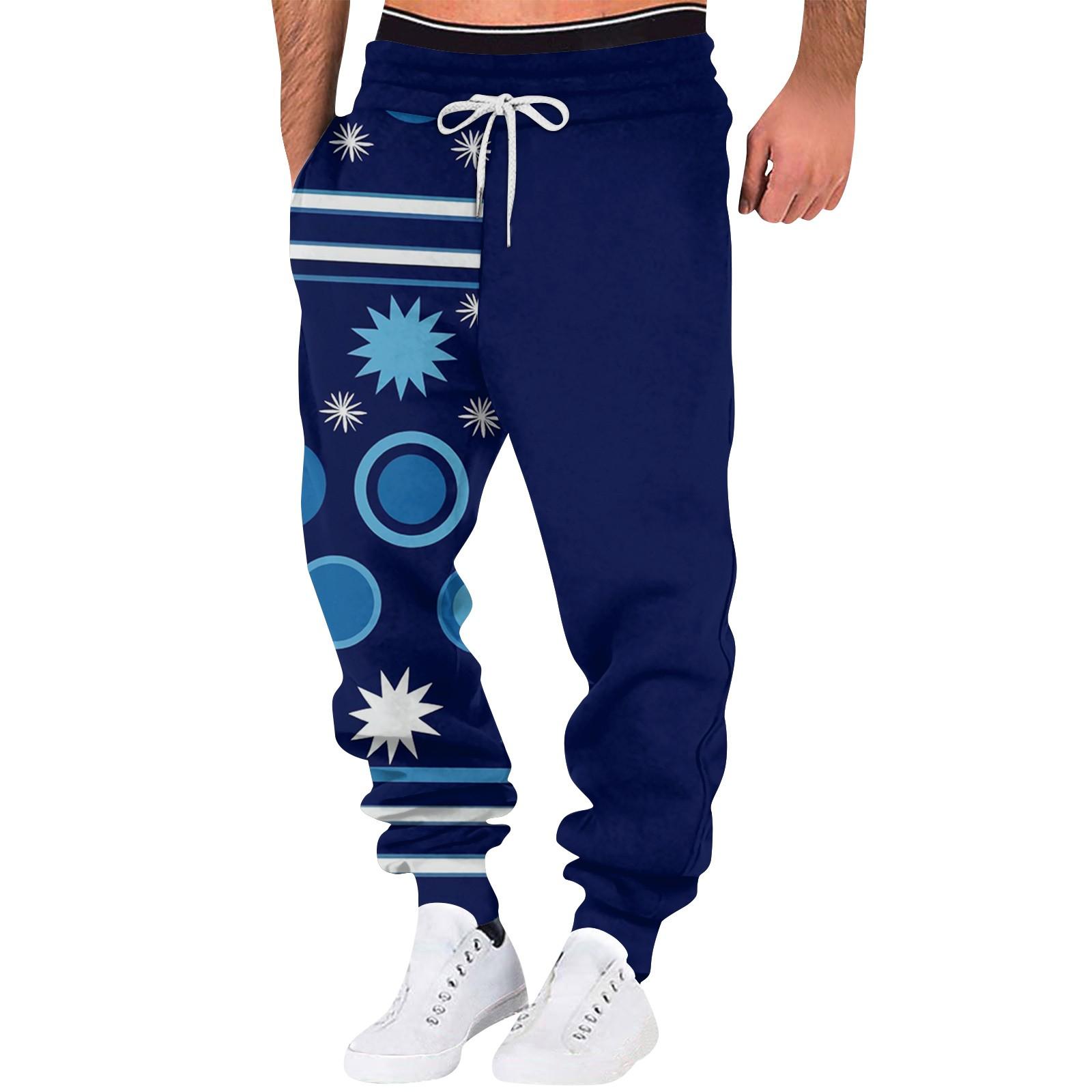 

Весна та осінь Спорт Фітнес Однотонні штани Чоловічі вільні бігові повсякденні спортивні штани великого розміру Бавовна XL