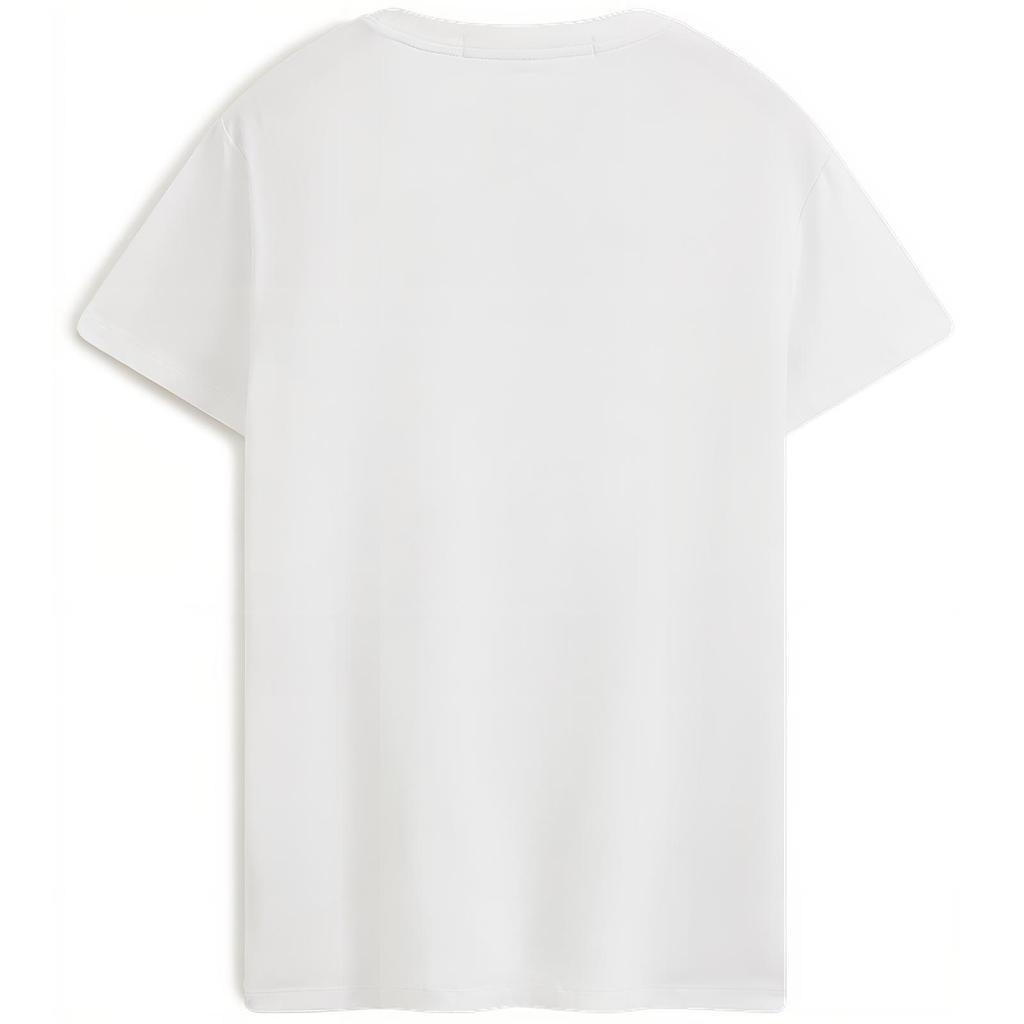 Calvin Klein Letter Print Breathable Short Sleeve Cropped Top Unisex tops White J314764YAF
