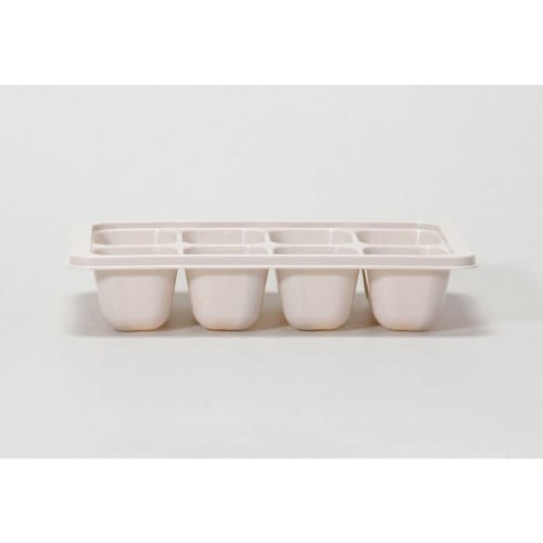Liberty Corporation Freezer Storage Containers, Portioned Trays, Perfect for Lunch Boxes, Side Dishes, Baby Food, and Prepared Food, 50ml x 8 Containe