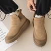 Mens Boots New Autumn Winter Ankle Boots Men's Outdoor Warm Casual Shoes Versatile Thick Soled Anti Slip Snow Boots Men Shoes