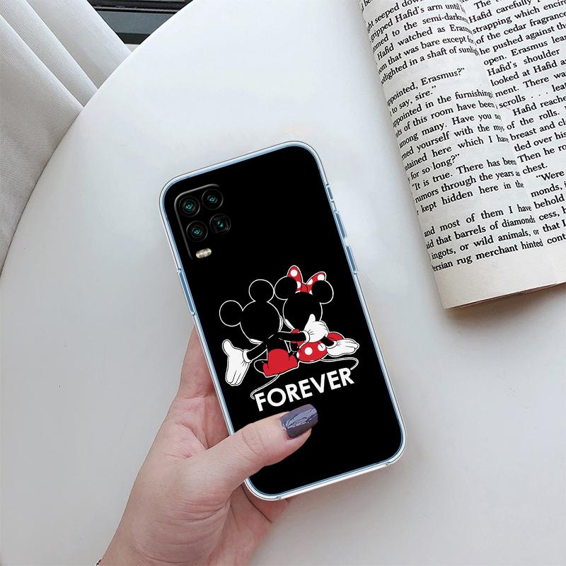 Mickey Minnie Mouse Transparent Phone Case for Motorola Moto G7 G8 G9 G84 G85 G73 G24 G15 Z2 Play Power Plus