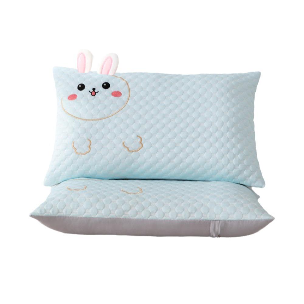 2Pcs Cartoon Pattern Summer Ice Bean Pillowcase Rectangular Pillow Protecter  Dormitory