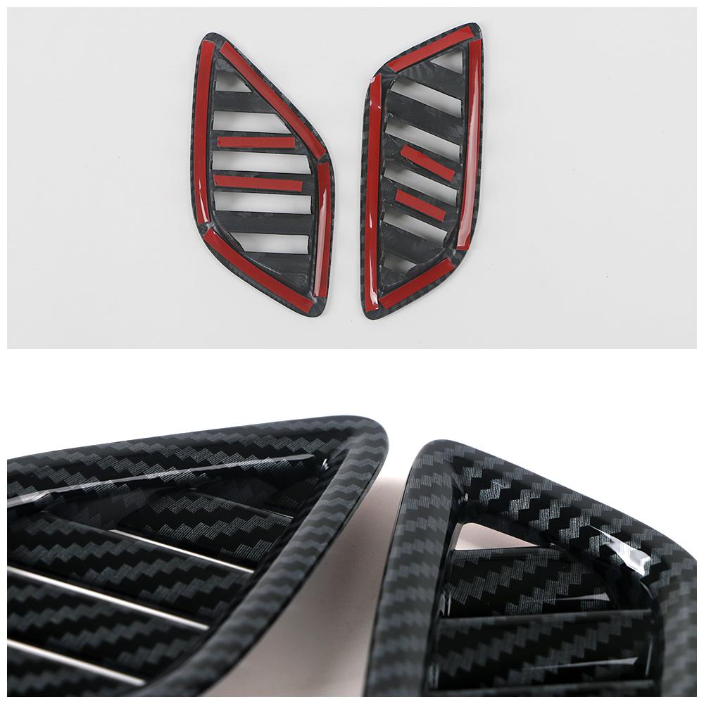 Für Volkswagen VW ID.4 ID4 2024 2024 2024 Autoinnenteil Refit Armaturenbrett AC Air Outlet Vent Rahmenverkleidung Kohlefaseraufkleber