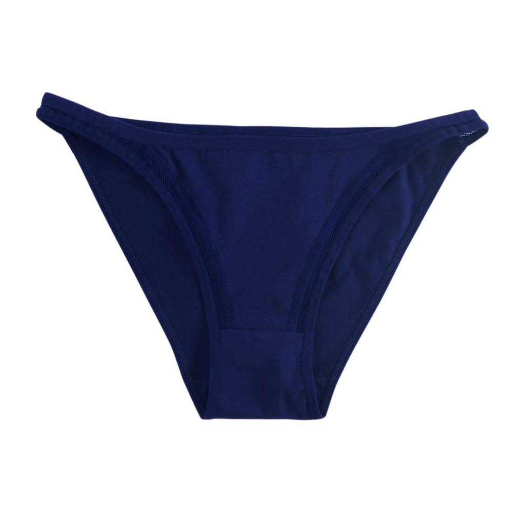 Women's Low-Waist Breathable Cotton Triangle Underwear - Summer Half-Hip Style