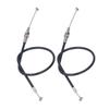 2PCS Câble d'accélérateur/d'inversion 61N 26311 00 Acier Inoxydable Câble d'Accélérateur pour Moteur de Bateau 2 Temps 25HP 30HP Hors-Bord