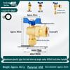 All-Copper Valve Manifold: Three-Way Union, Male/Female Thread Ball Valve for Underfloor Heating and Wall-Hung Boilers