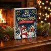 Decorative Acrylic Patches Guinea Pig Advent Calendar, 24Pcs 2D Ornament Set with Holiday Box for Teens Christmas Outfits, Tree Hanging Decor,