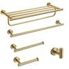 304 Stainless Steel Gold Bathroom Towel Rack Set