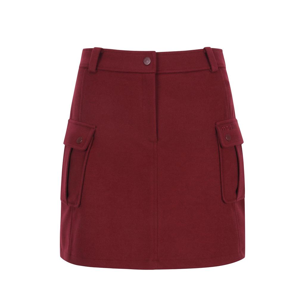 MARTINE GOLF Out Pocket A Line Culotte_Burgundy