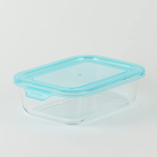 Pearl Metal Storage Container, Heat-Resistant, Rectangular, 590ml, Le Ciel, HB-2856