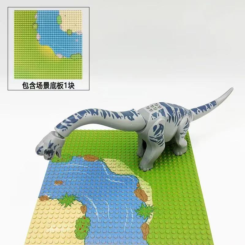 Duży odkrycie Brachiozaura Klocki Budowlane DIY Dinozaury Dino Klocki Zestaw Zabawki Edukacyjne Dla Dzieci Chłopców Prezent na Boże Narodzenie