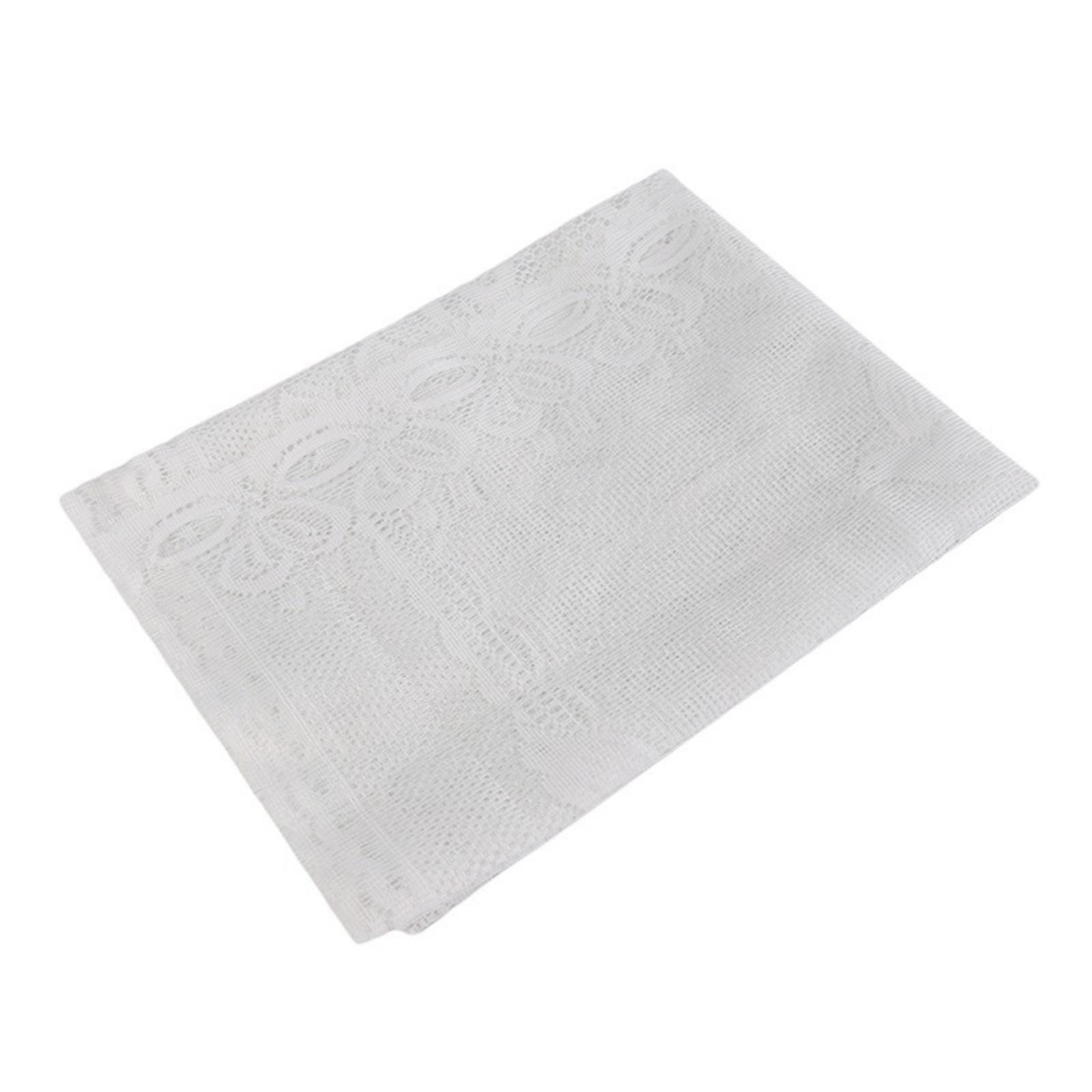 

Lace C-Shaped Kitchen Curtain Decorative Lace Kitchen Valance Small Door Curtain Window Treatment for Home and Kitchen Use