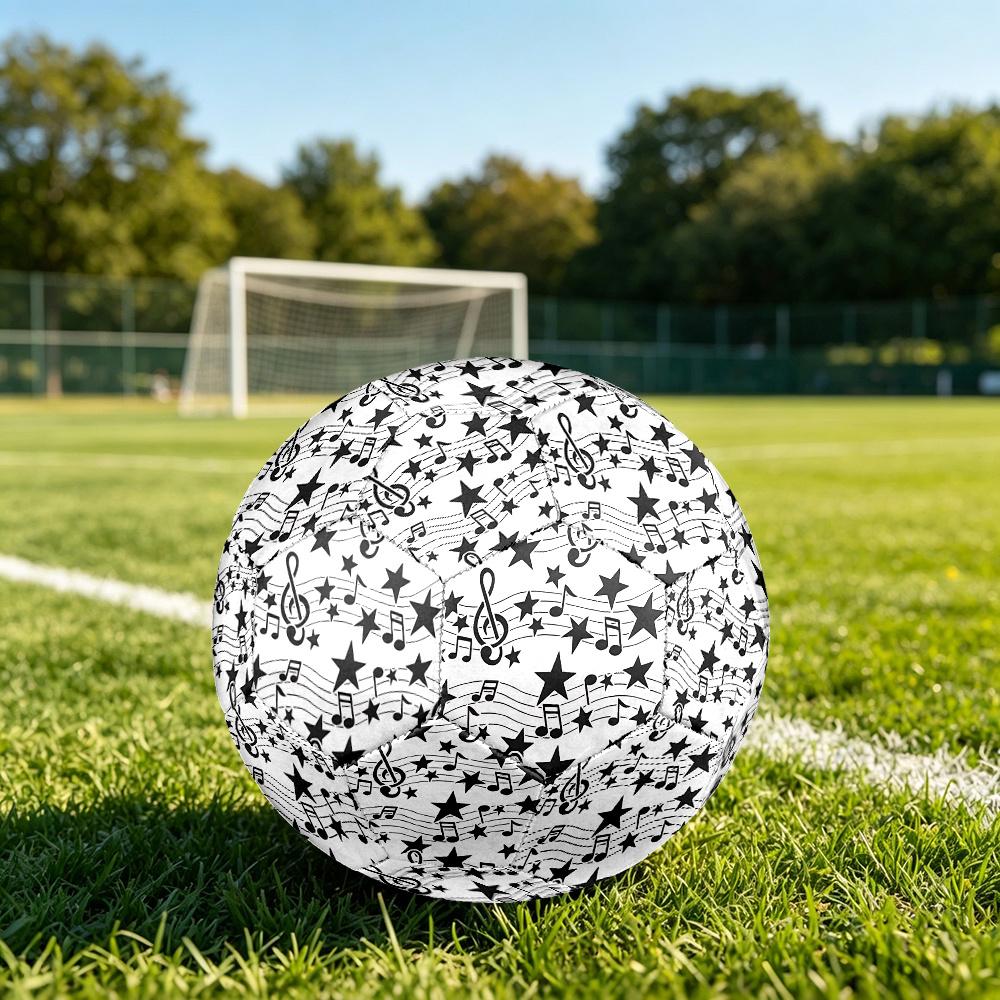 1PC Music Stars Harmony Soccer Ball Size 5 Football Machine Sewn Indoor/Outdoor Universal Football W59