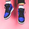 Air Jordan 1 Mid GS Hyper Royal Kids Sneakers Blue Black White 554725-077