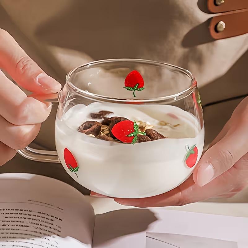 Grote Hittebestendige Borosilicaatglas Waterkoker met Handvat voor Hete & Koude Dranken