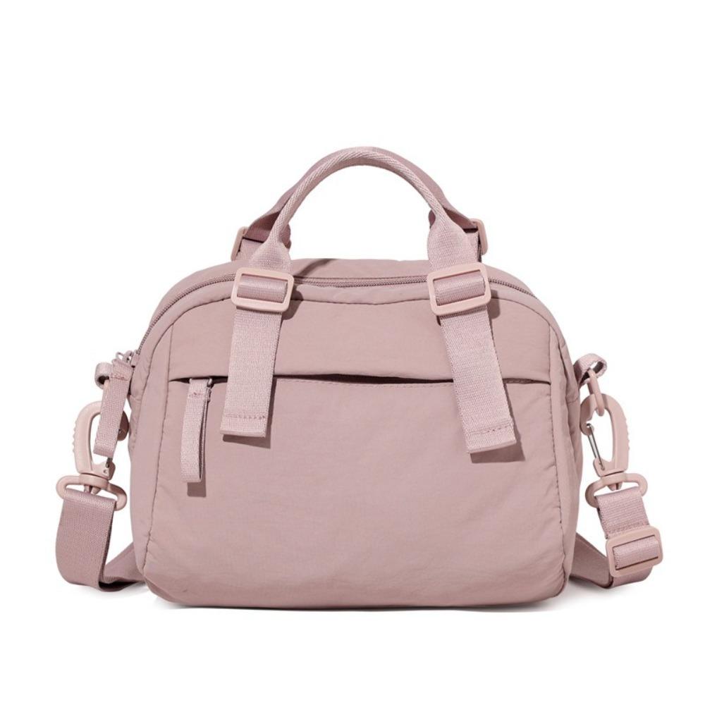 Large Capacity Women Shoulder Bag Lightweight Korean Style Messenger Bag Adjustable Straps Handbag Nylon Crossbody Bag Outdoor