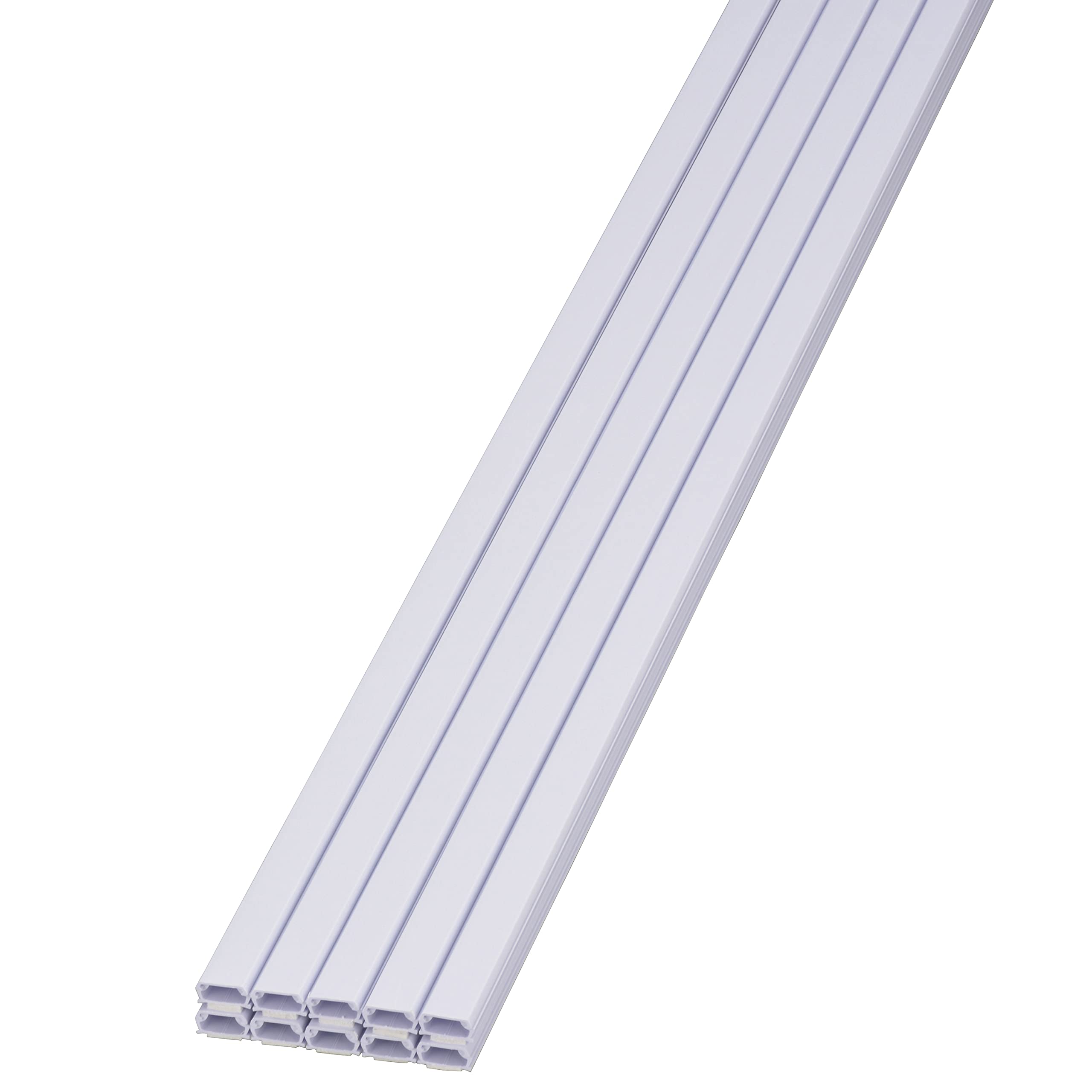 

OHM Електричний самоклеючий АБС кабельний канал, Розмір 0, 1м, Білий, Упаковка 10 шт., DZ-AMT01-W10P, 00-9200