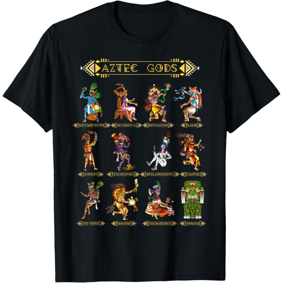 Aztec Gods Mayan Deity T-Shirt S