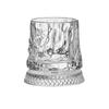 Whisky Glass 280ml Rotating Crystal Rum Glass Cocktail Party Drinking Gift Creative Premium Beer Glass