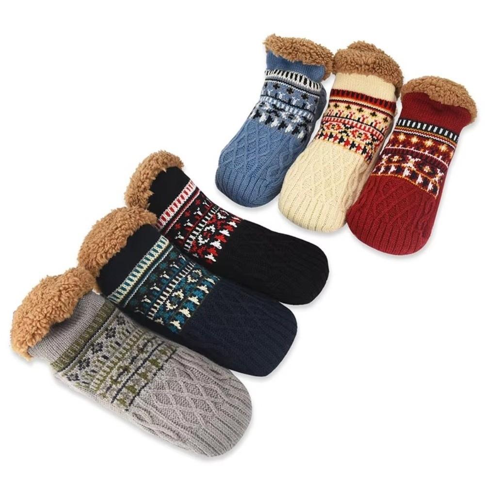 Colorful Floor Socks Non Slip Grip Sleeping Socks Useful Thermal Slipper Socks  Home Wear
